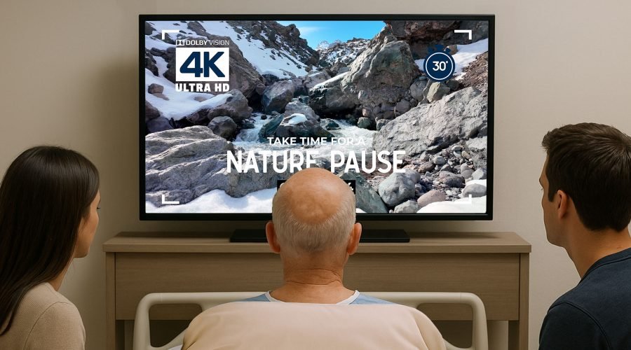Una ventana a la naturaleza para el bienestar mental en hospitales